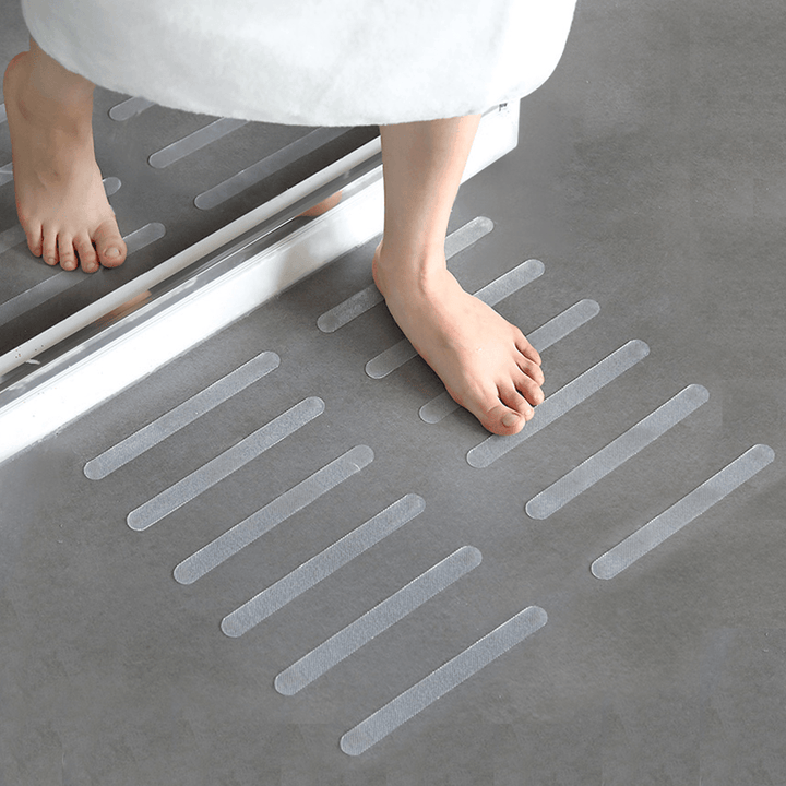 12 Pcs anti Slip Grip Strips Non-Slip Bathtub Safety Stickers Shower Floor - Trendha