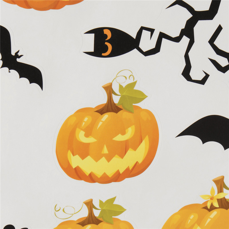 Halloween Decoration Art Paper Stick Home Pumpkin Castle Moon - Trendha