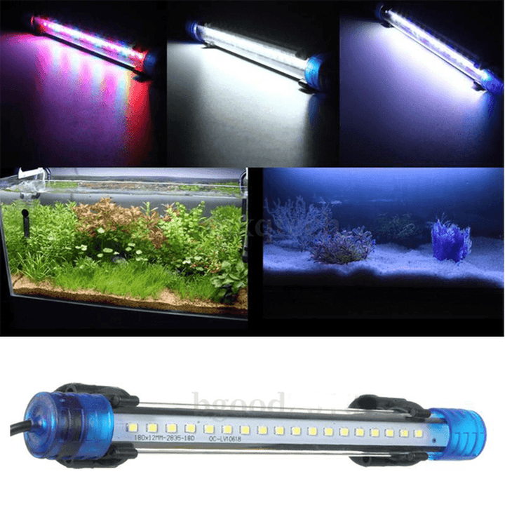 Aquarium Waterproof LED Light Bar Fish Tank Submersible down Light Tropical Aquarium Products 3W 30CM - Trendha