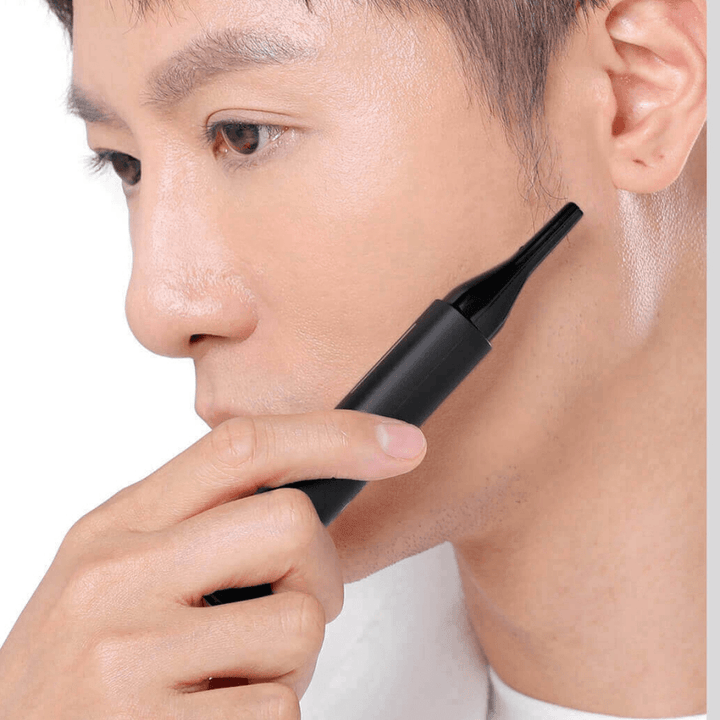 XIAOMI MSN Portable LED Electric Nose Hair Trimmer Dual Blade Smart Touch Control Waterproof Self-Washing Technology Nasal Hair Cleaner From - Trendha