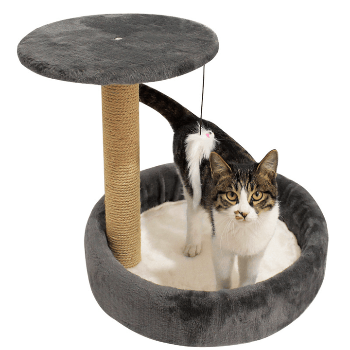 Detachable Cat Climbing Frame Sisal Material Cat Scratching Post Board Small Cat Jumping Platform Pet Bed - Trendha