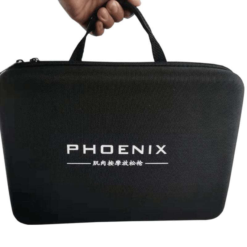 Electric Massager Storage Percussion Massager Case EVA Carrying Box Case with Six Massage Head Storage Positions for Phoenix A1 A2 for Hypervolt - Trendha