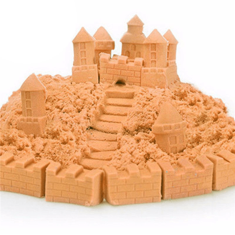 500G Magic Sand Dynamic Motile Move DIY Multi Colors Sand Kids Indoor Play Craft Handmade Toys Bag Package - Trendha