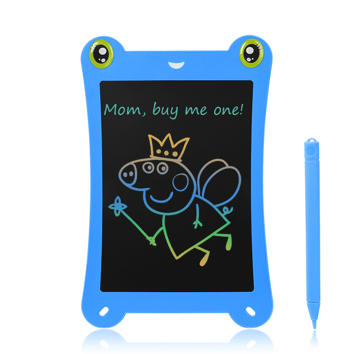 NEWYES 8.5 Inch Frog Colors Screen LCD Writing Tablet Drawing Handwriting Pad Message Board Kids Writing Board Educational - Trendha