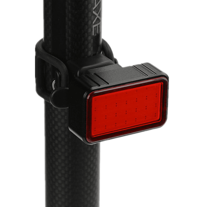 Machfally USB Charging Smart Sensor Brake Bicycle Riding Tail Light Mountain Bike COB Warning Light - Trendha