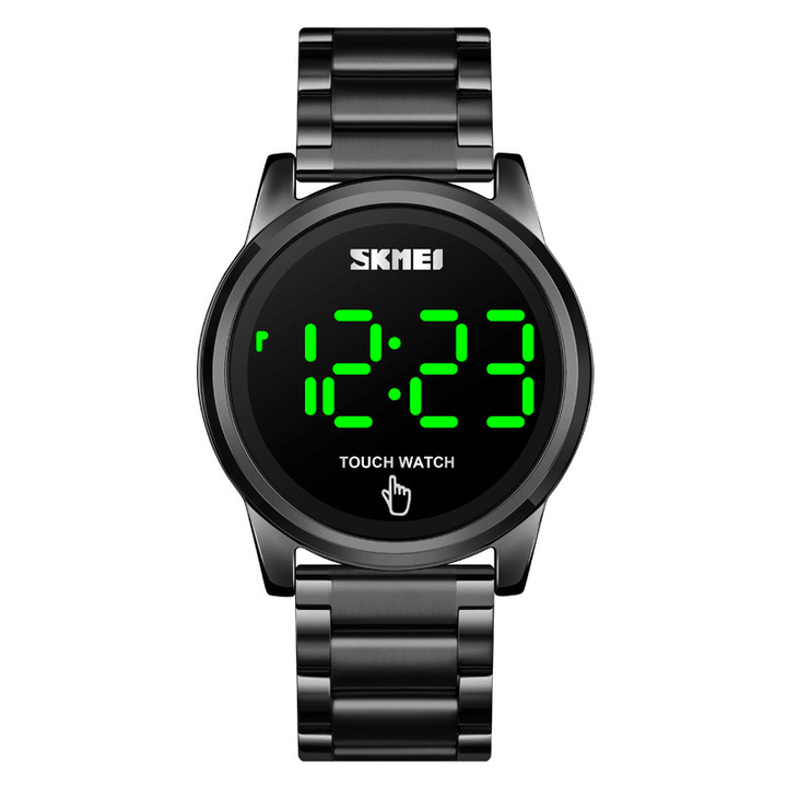 SKMEI 1684 Sports Casual LED Display Luminous Touch Screen 3ATM Waterproof Men Digital Watch - Trendha