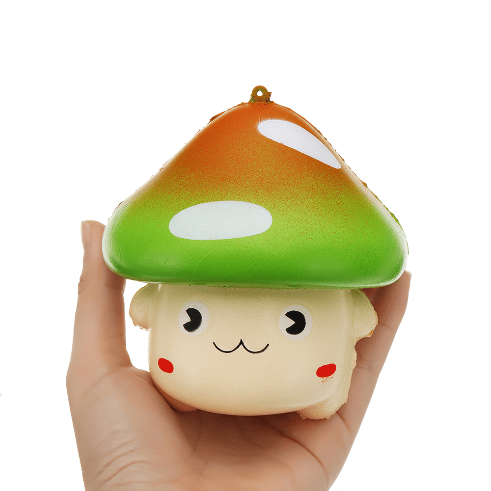 Yunxin Wave Point Large Mushroom Squishy 11*11CM Slow Rising with Packaging Collection Gift Soft Toy - Trendha