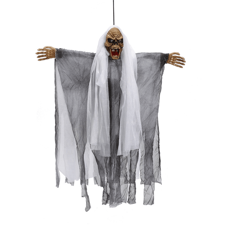 Voice Control Halloween Door Decoration Hanging Ghost Creepy Haunted House Props - Trendha
