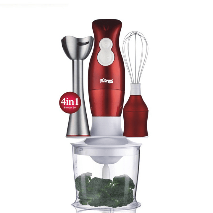 DSP KM1004 200W Stick Blender 2 Speed Operation with Soft-Touch Switch Detachable Foot 5420 Copper Motor Suitable for Stirring Beating Eggs Grounding Meat - Trendha