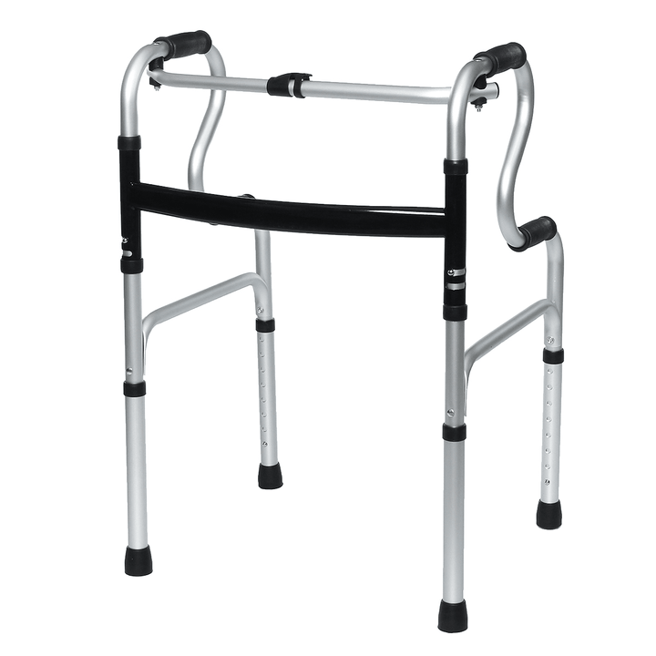 42*54*72CM Folding Aluminium Walking Frame Shower Chair Waliking Holder Pad - Trendha