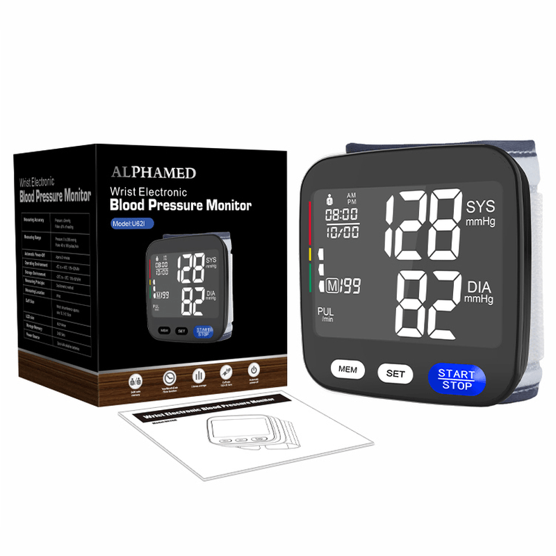 2021 CE ISO Approved Ambulatory Tensiometro Electronic Bp Apparatus Digital Wrist Cuff Blood Pressure Monitor - Trendha