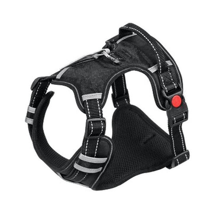 Daily Walking Outdoor Activities S/M/L/XL Pet Dog Harness Front Clip Reflective Explosion-Proof Rushing Oxford Padded Soft Vest Chest Strap Back - Trendha