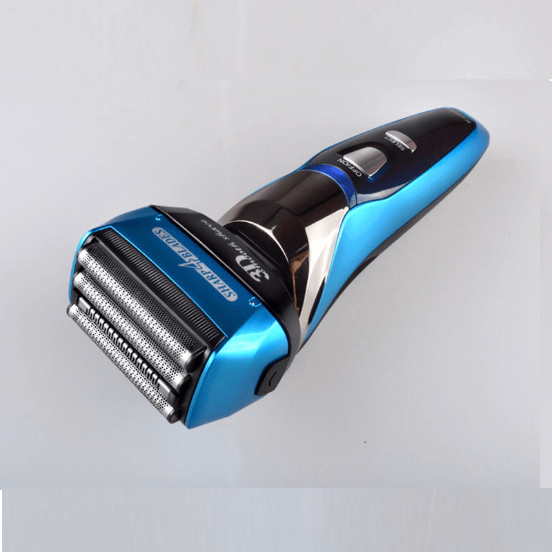Kemei Electric Shaver 3D Floating Four Blade Rechargeable Men Bread Shaving Machine Waterproof Electric Razors KM-8150Z - Trendha