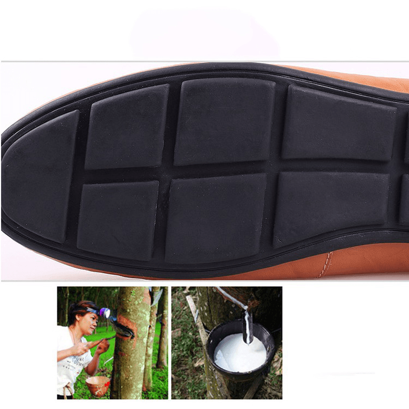 Men Hand Stitching Two Way Soft Walking Casual Leather Flats - Trendha