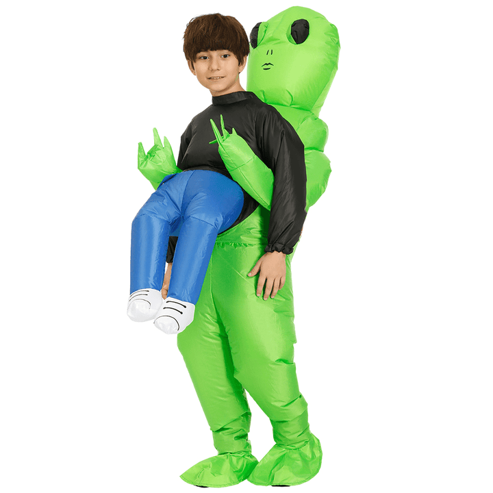 Halloween Ghosts Green Costume Carnival Party Fancy ET Aliens Inflatable Toys for Children - Trendha