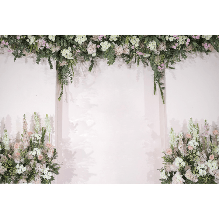 5X3Ft 7X5Ft 4 Types Wedding Theme Flower Photography Backdrop Background Studio Prop - Trendha