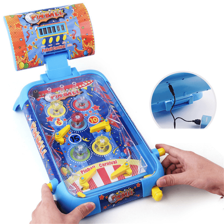 Creative Children'S Three-Dimensional Pinball Machine Puzzle Table Game Two-Person Battle Toy - Trendha