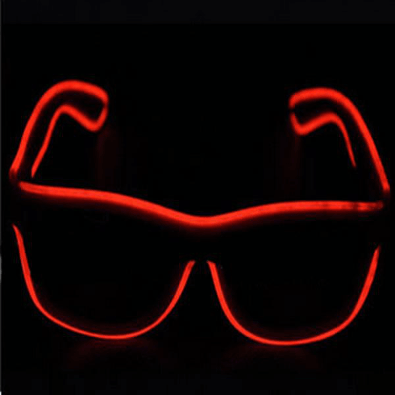 Halloween Flashlight Emitting Glasses Christmas Personalized Glasses Funny Party Supplies - Trendha