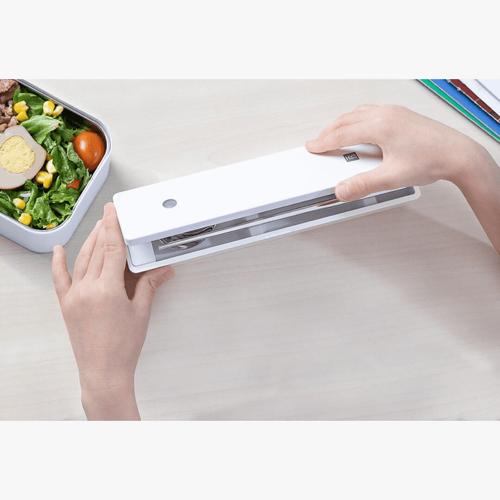 Huohou Auto-Sensing Disinfection Portable Cutlery Box 99.99% Sterilization Rate From - Trendha