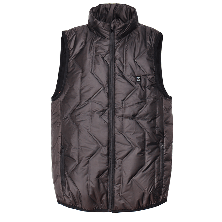 Electric Vest Jacket Winter Suit Smart Heating Vest Warm Clothing USB Charging - Trendha