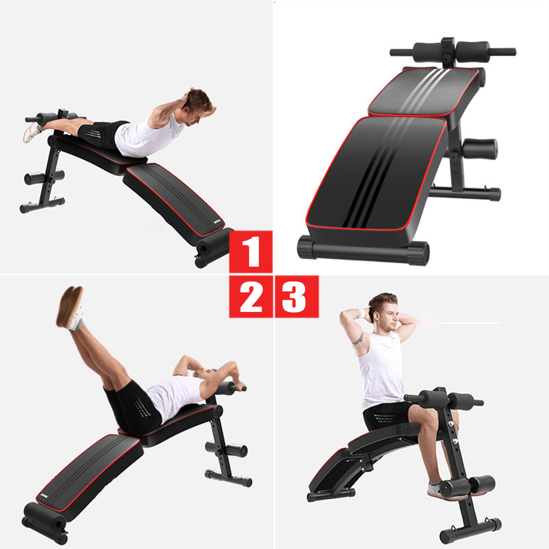 Adjustable Sit up Bench Crunch Board Abdominal Fitness Home Gym Exercise - Trendha