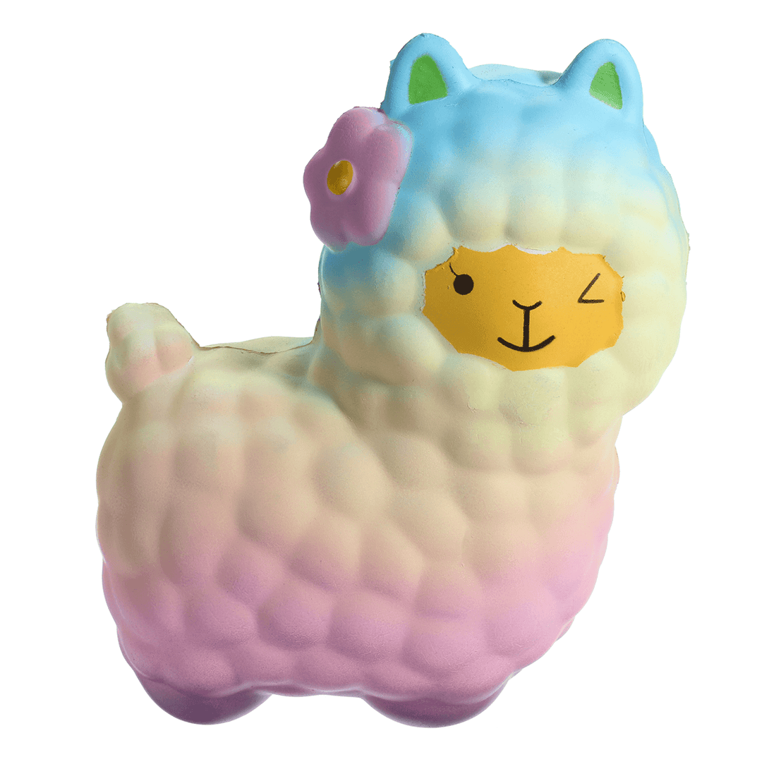 16CM Jumbo Squishy Cute Alpaca Galaxy Super Slow Rising Scented Fun Animal Toys - Trendha