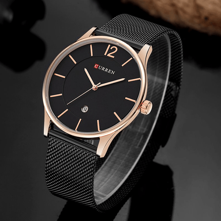 CURREN 8231 Men Watch Ultra Thin Simple Luxury Male Quartz Wrist Watch - Trendha