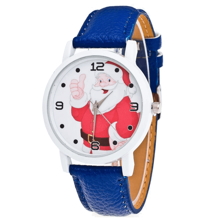 Cartoon Santa Thumbs up Cute Fahsion Kid Watch Quartz Watch - Trendha