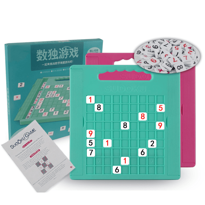 Creative Sudoku Chess Cube Number Math Board Game Thinking Training Battle Parent-Child Interactive Puzzle Educational Toys for Kids Gift - Trendha