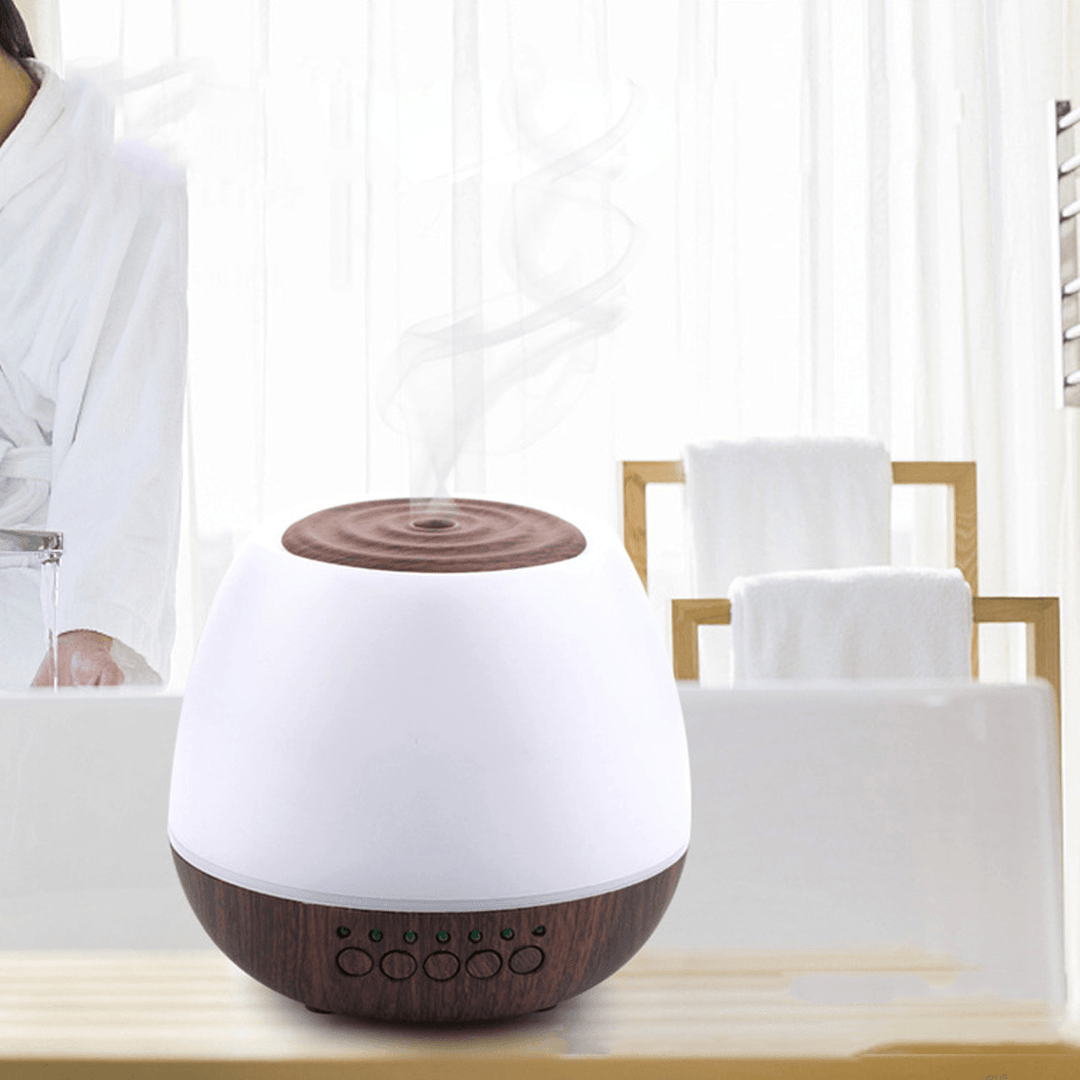 400Ml Electric Ultrasonic Air Mist Humidifier Purifier Aroma Diffuser Bluetooth Function with Colorful Lights for Home Car Office - Trendha