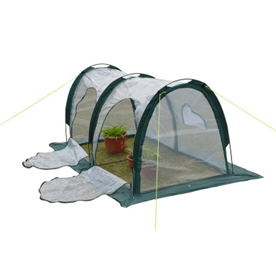 200X100X100Cm Mini Greenhouse Tunnel Tent Home Outdoor Flower Plant Gardening Winter Shelter Cover Tent for Plant Grow Tool - Trendha