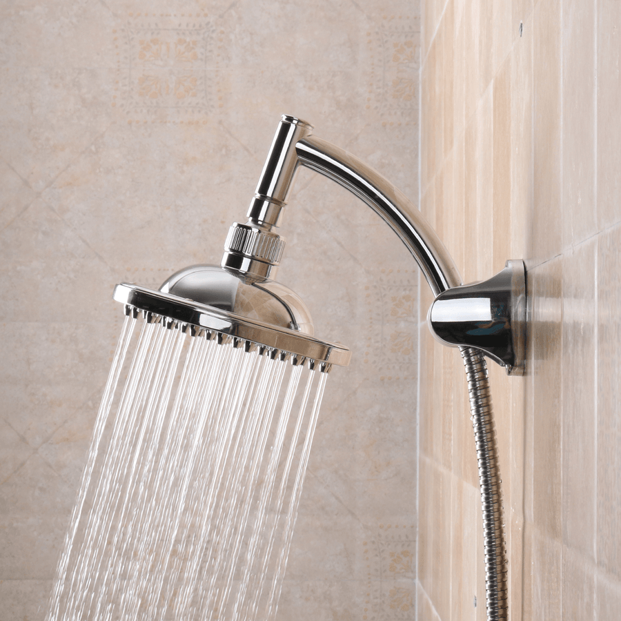 6'' round Polished Rainfall Bath Bathroom Sprinkler Top Shower Head Bathhouse - Trendha