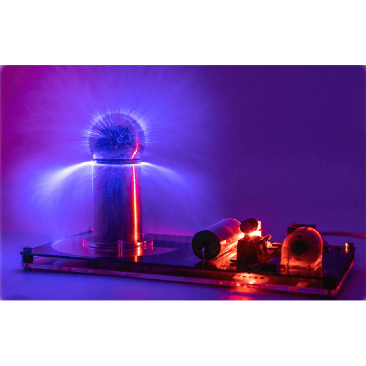 Arc Fountain Super Mini Artificial Flash Generator 5CM Tesla Coil Classic Spark Gap Tesla Coil Science Toys - Trendha