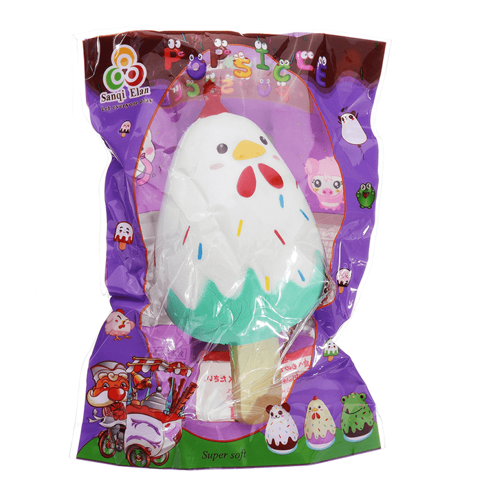 Sanqi Elan Chick Popsicle Ice-Lolly Squishy 12*6CM Licensed Slow Rising Soft Toy with Packaging - Trendha