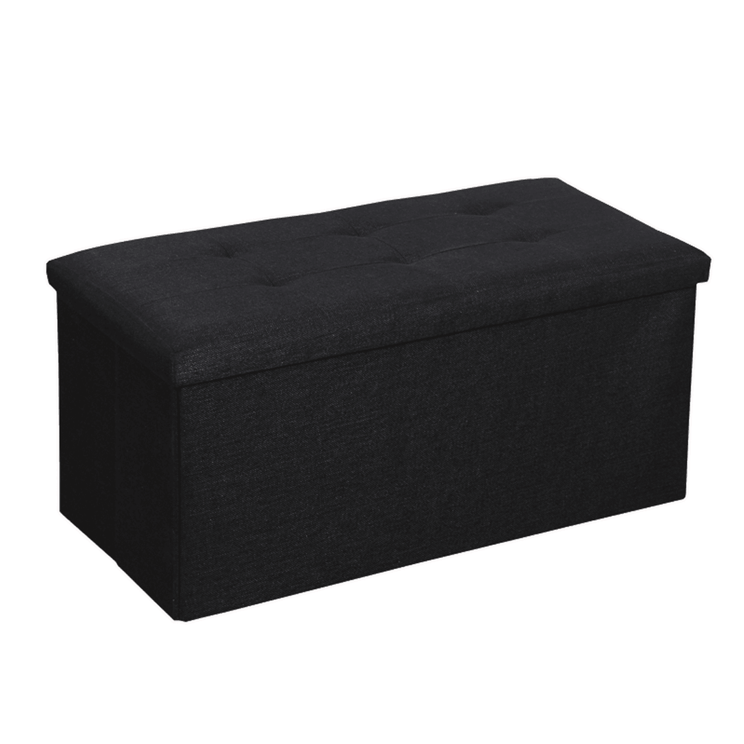2-In-1 Storage Box Stool Multifunctional Folding Sofa Ottoman Footrest Footstool Square Chair for Home Office - Trendha