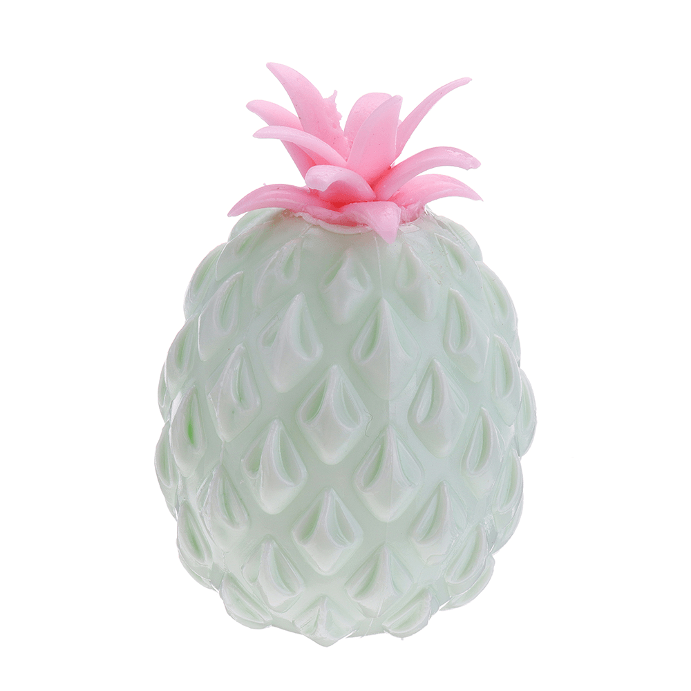 Squishy Multicolor Pineapple Stress Reliever Ball 11*7.5CM Squeeze Stressball Party Bag Fun Gift - Trendha