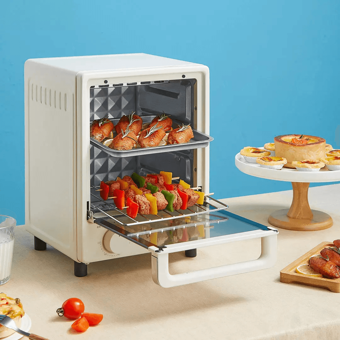 VIOMI Electric Oven Three-Tier Grill Evenly Heated Insulation Fine Control Knob 12L 800W - Trendha