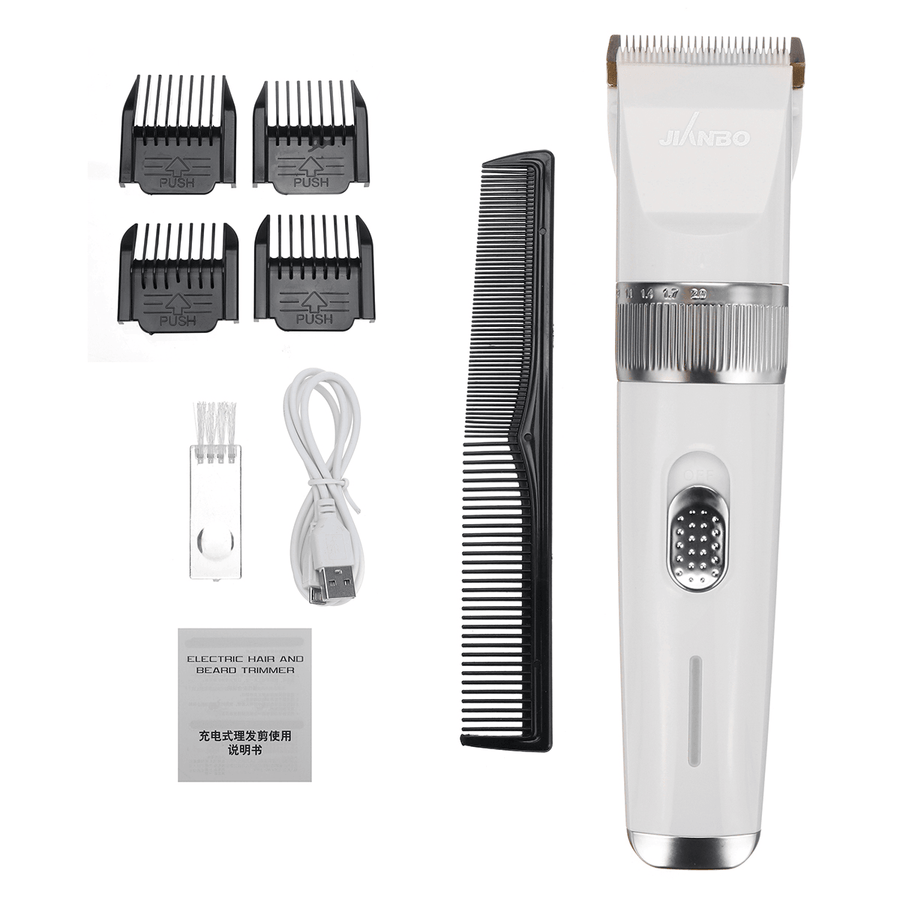 Professional USB Rechargeable Universal Silent Electric Hair Clipper - Trendha