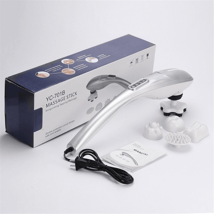 110V Intelligent Multifunctional Massager Handheld Electric Massager Body Back Neck Foot Vibrating Therapy Machine - Trendha