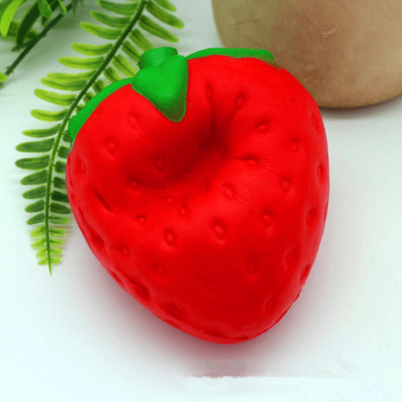 Squishy Strawberry Jumbo 11.5Cm Slow Rising Soft Fruit Collection Gift Decor Toy - Trendha