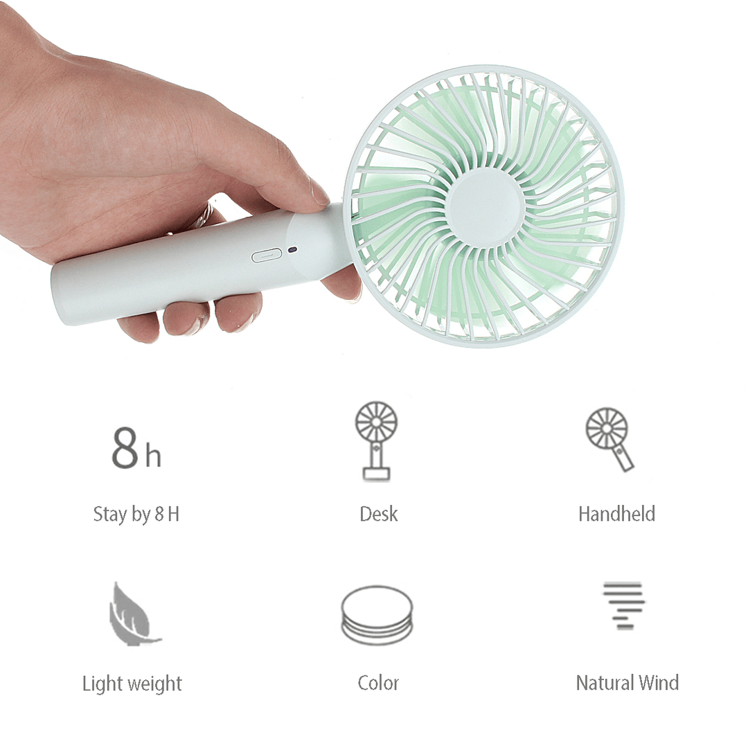 Portable Handheld Mini USB Desk Small Fan 3 Cooling Wind Speed Outdoor Travel - Trendha