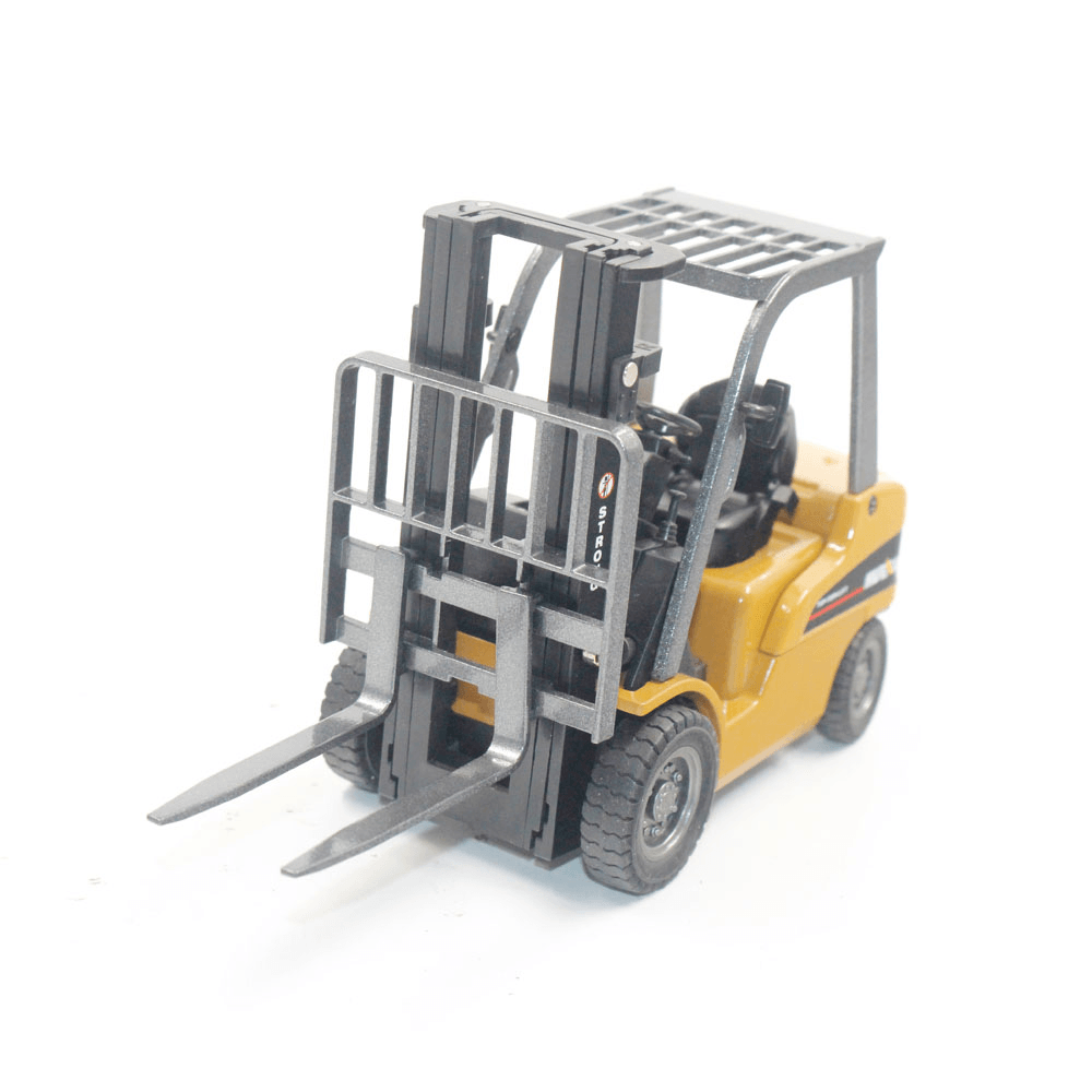 HUINA 1717 1:50 Static Alloy Forklift Model Diecast Model Metal Castings Vehicles - Trendha