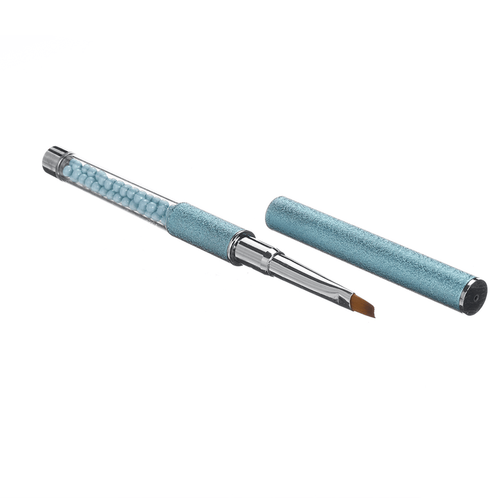 16Pcs Nail Scrub Pen Pearl Nail Pulling Pen Light Therapy Pen Carved Pen Crystal Pen Painted Pen Halo Pen - Trendha