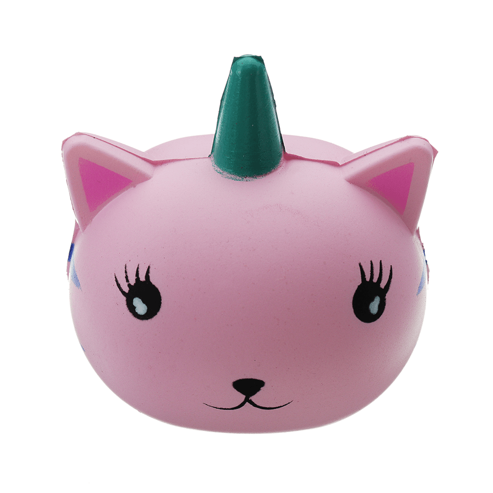 Unicorn Cat Squishy 7.1*6.2CM Slow Rising Soft Collection Gift Decor Toy - Trendha