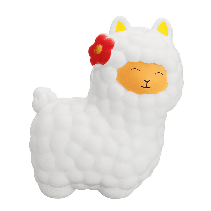 Jumbo Sheep 17Cm Squishy Alpaca Super Slow Rising Cream Scented Fun Toys - Trendha