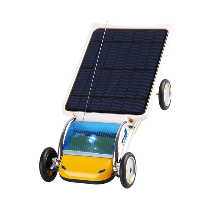 Exploring Kid EK-D020 Creative DIY Assembly Remote Control Solar Powered Car Science Experiment Model Early Education Toy - Trendha