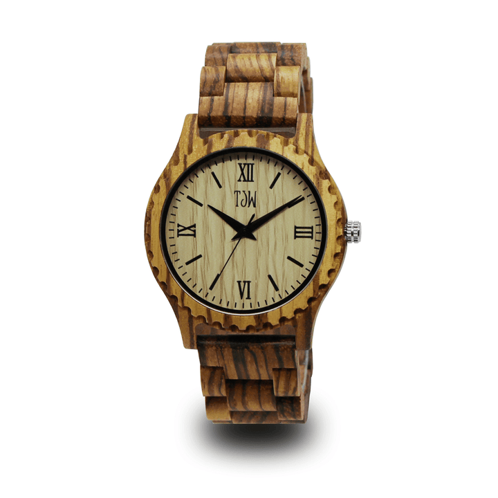 Fashion Wooden Watch Simple Dial Men Fashion Watch Quartz Watch - Trendha
