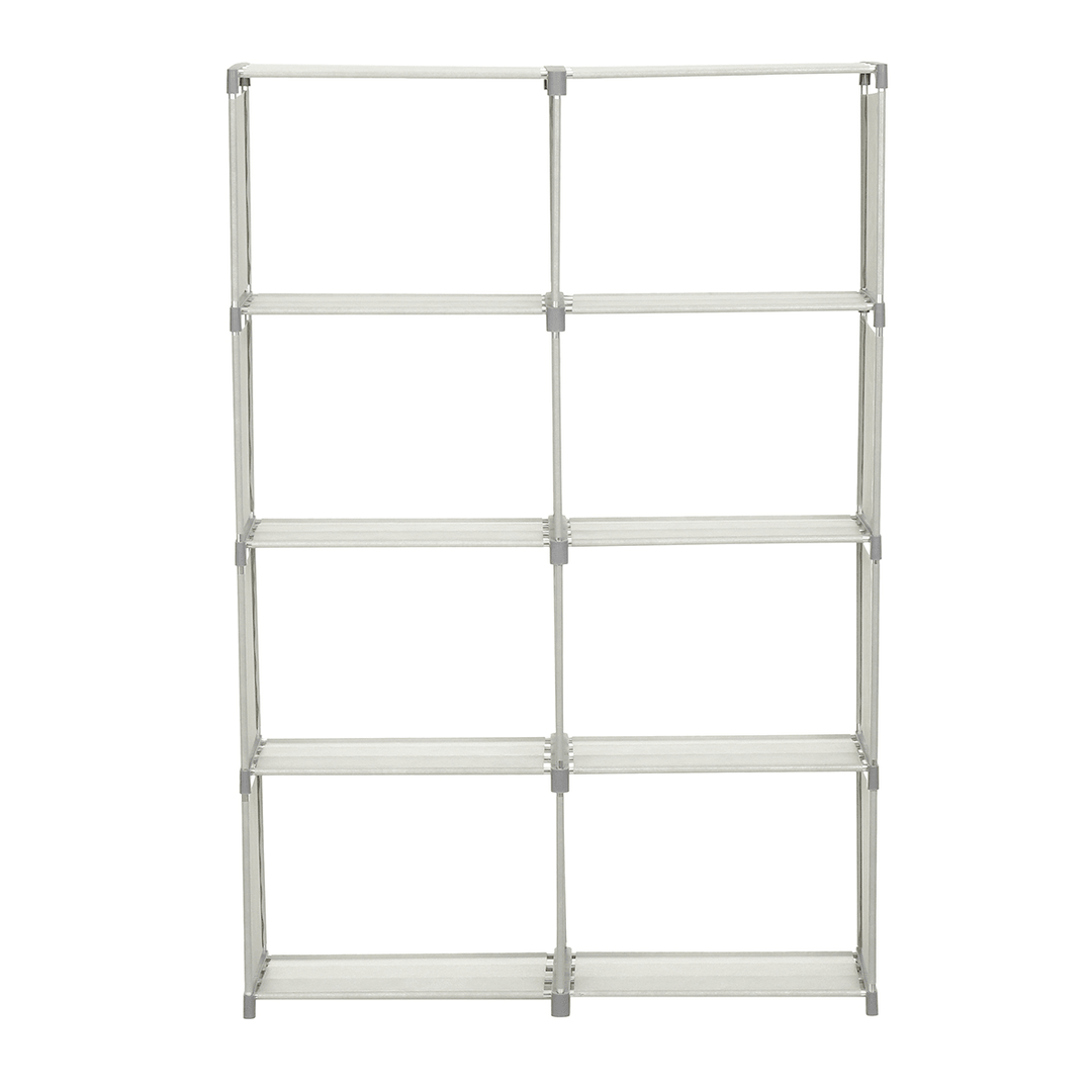 Double Rows Bookshelf Storage Shelve for Books Children Book Rack Bookcase for Home Supplies - Trendha