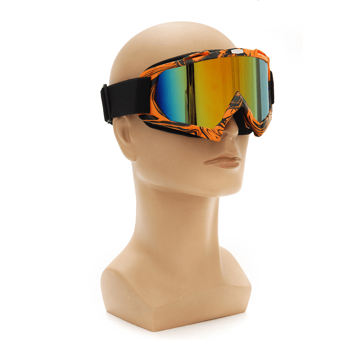 Detachable Motorcycle Ski Goggles anti Radiation UV Protection Windproof Riding Glasses - Trendha