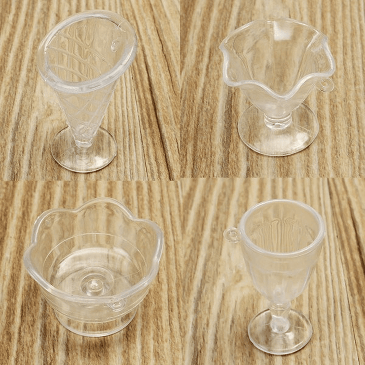 New DIY Mini Cup Ice Cream Saints Cup Creamy Tile Cups Goblets Sticky Mini Plastic Gadgets - Trendha
